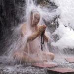 waterfall monk