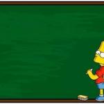 Bart blackboard meme
