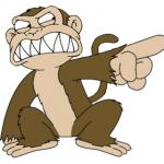 Angry Monkey Family Guy meme