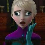 Elsa derped out on drugs meme