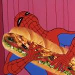 Spiderman sandwich