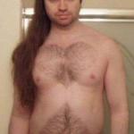 hairy man