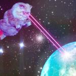 laser cat meme