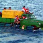 cuban rafters looking for freedom