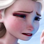 Elsa crying over .....