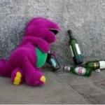 Barney drunk meme