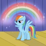 rainbow dash pony meme