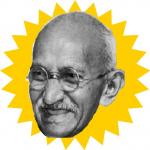 Gandhi laughs meme