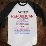I voted Republican meme