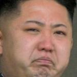 Sad Kim Jong Un