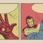 Iron Man Slapping Batman