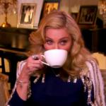 Madonna Drinks Tea