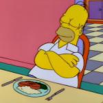 Homer Sleeping thinking