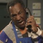 Bill Cosby angry
