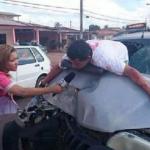 reportera/ accidente