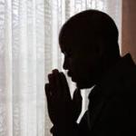 black man praying meme