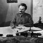 Trotsky With Map