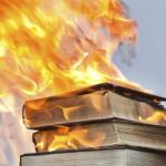 burning books meme