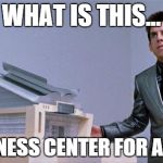 A center for ants? | WHAT IS THIS... A FITNESS CENTER FOR ANTS? | image tagged in a center for ants | made w/ Imgflip meme maker