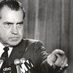 Nixon pointing