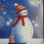 cheerfully ignorant snowman