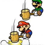 Luigi Smashes Mario | THIS IS WHAT WE DO TO DOWNVOTE FAIRIES | image tagged in luigi smashes mario | made w/ Imgflip meme maker