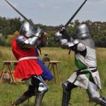 knights fighting | MEANWHILE IN THE COMMENT SECTION | image tagged in knights fighting | made w/ Imgflip meme maker