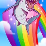 Rainbow shark meme