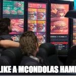 FINAL FANTASY CHEAP LIKE A MCONDOLAS HAMBURGER | CHEAP LIKE A MCONDOLAS HAMBURGER | image tagged in final fantasy cheap like a mcondolas hamburger | made w/ Imgflip meme maker