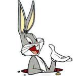 Bugs Bunny from his hole meme