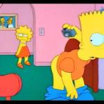 Bart Simpson Butt meme