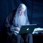 Gandalf looking Facebook