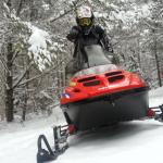 Angry Snowmobile rider