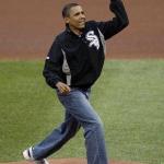 Obama throwing