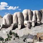 Republican Presidents on Mt Rushmore meme