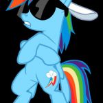 Rainbow Dash | CLUB CANT HANDLE ME AND MY HAT B*TCH | image tagged in rainbow dash | made w/ Imgflip meme maker