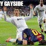 Watch out footballers | MY GAYSIDE | image tagged in watch out footballers | made w/ Imgflip meme maker