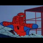 Spiderman yelling