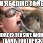 I see far too many cavities | YOU'RE GOING TO NEED MORE EXTENSIVE WORK THAN A TOOTHPICK | image tagged in dental work,memes | made w/ Imgflip meme maker