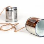 telephone tin cans