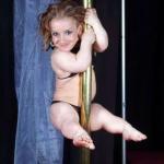 midget pole dancer