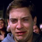 Peter Parker cry meme