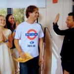 Ryan Seacrest Highfives Blind Guy