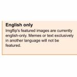 English only meme