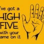 high-five!