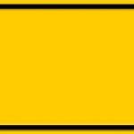 Blank Yellow Sign