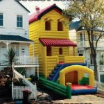 Bounce House | BOUNCY HOUSE? WHAT BOUNCY HOUSE? | image tagged in bounce house | made w/ Imgflip meme maker