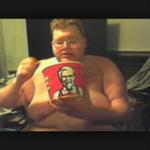 Fat guy chicken meme