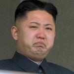Sad Kim Jong-un