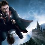 Harry Potter flying